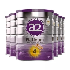 【NZ顺丰直邮】【5-15个工作日到货】A2 PLATINUM 白金铂金婴幼儿高端配方牛奶粉 4段 一箱6罐 【保质期2027/09】